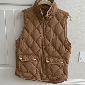 J. Crew Excursion vest in camel